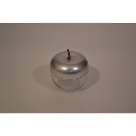 Apple rare Vintage Kensington Cortland Jam Jar Lurelle Guild Glass Brass c1938 - Picture 8 of 10